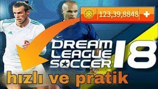 dream league soccer 2018 para hilesi - sınırsız
