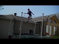 Click here to watch this video Double Cork (not landed) on the trampoline