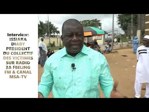 COTE D'IVOIRE: Interview ISSAKA DIABY, Président du collectif des victimes