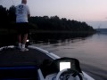 Shearon Harris Lake 26 JUN 09 Top Water Bass Fishing