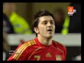Spain - Italy 1-0 D.Villa 77'