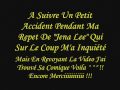 !! Remerciements Et Petit Accident Pendant Une Repetition De