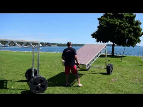 how to sink posts for a dock