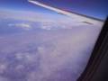 5月11日の飛行機から見えた広島上空の地震雲?