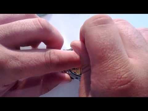 how to change battery on tissot t-touch