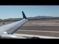 Take off at Las Vegas McCarran International Airport (KLAS/LAS). The flight was to Houston George Bush International Airport (IAH/KIAH) in the Boeing 737-900WL of Continental Airlines (United). Airline: United (Continental Airlines) Aircraft: Boeing 737-900 with blended winglets Runway:...