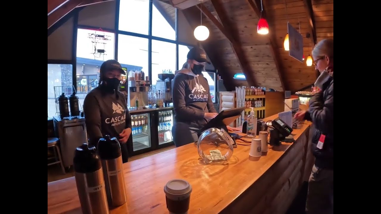 Emma goes Night Skiing @ Cascade Mountain