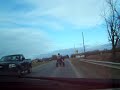 Chads Wheelie down peck road around 2 miles on a HONDA TRX 450R