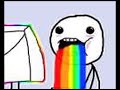 Gotta love I set my Friends on Fire, song is But the Nuns are watching and all your talks of eating rainbows.. I would puke em if I ate em, sorry to much color.
