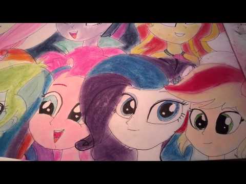 how to draw equestria girl base