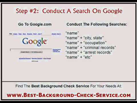 how to perform background check
