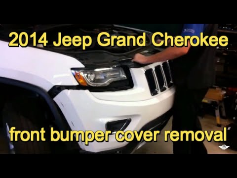 2014 Jeep Grand Cherokee front grill and bumper cover replacement