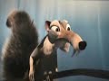 scrat l'�cureuil de l'age de glace dans un montage que j'ai fait.