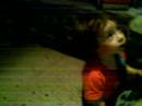 baby playing guitar