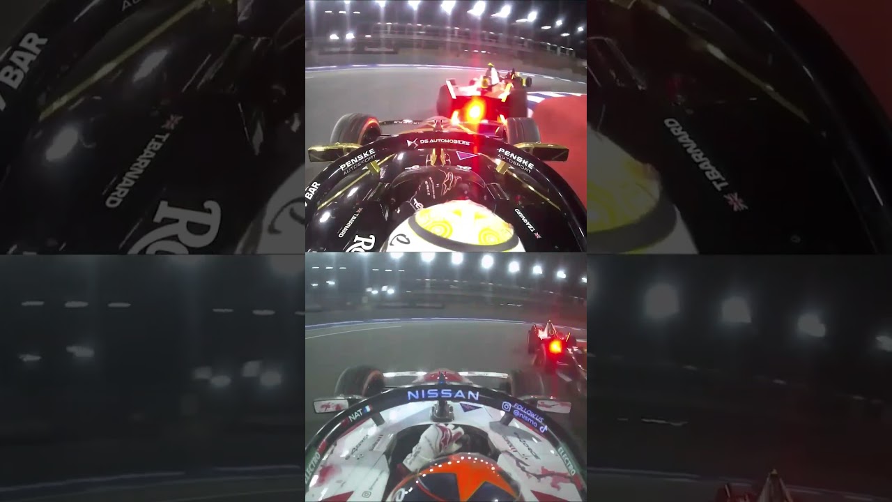 Young talent vs veteran experience 🤩#JeddahEPrix #FormulaE #Motorsport #Racing