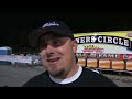 Dragbike Live film crews were filming the MIRock Superbike Series Fall Nationals held on October 1-2 2011 at Maryland International Raceway in Budds Creek Marylan and captured the exclusive historic video of Ryan Schnitz, rider for HTP Performance on a nitrous oxide assisted Suzuki GSXR1300 Hayabusa street bike when he made history clocking a 6.907 ET at 203.6 MPH in the 1/4 mile! Schnitz is the first person ever to run the 1/4 mile on a Pro Street legal motorcycle in 6 seconds! This is the quickest pass ever made on a street bike and the first street legal Pro Street motorcycle and a Nitrous Oxide injected bike at that to break the 6 second barrier. History made and witnessed!