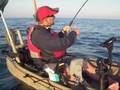 videos de Snapper on HB lures on a Kayak