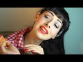ROCKABILLY MAKEUP TUTORIAL TRAILER: PIN UP GIRL 50's LOOK, BETTY PAGE, KATY PERRY STYLE