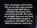 videos de Translation of the Quran into english of chapter: Abraham (1/2)