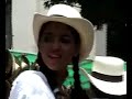 i filmed this footage in medellin 2001 and recently edited it.  its a festival celebrating the flowers of colombia every year in august.  most of the footage you see is the closing event where the silleteros, dancers, musicians, parade down a main street in medellin.  the silleteros are the farmers who grow the flowers and carry the 