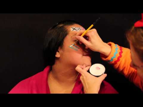 how to native american face paint