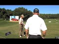Miguel Angel Jimenez working with TrackMan Miguel Angel Jimenez working with TrackMan