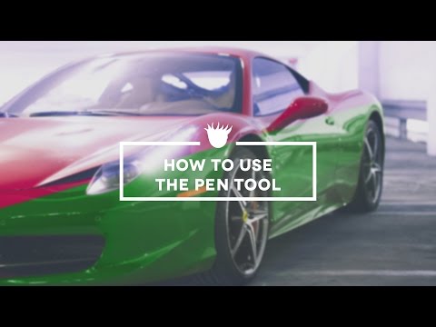 how to use the pen tool in photoshop