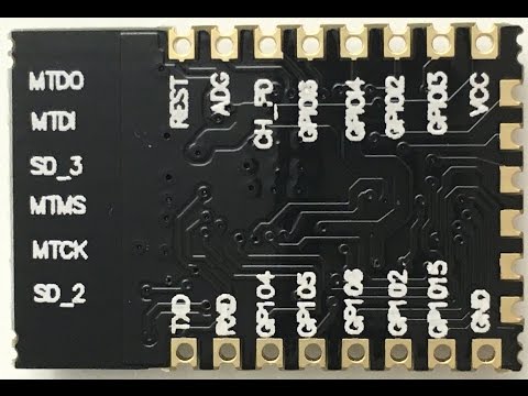 Running an ESP8266 ESP-12E module in minimum configuration (As obtained fro