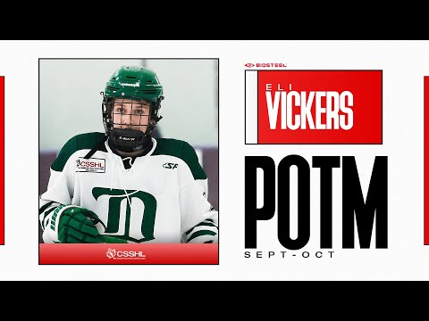 U15 Prep Sept/Oct POTM: Eli Vickers, Delta Hockey Academy 