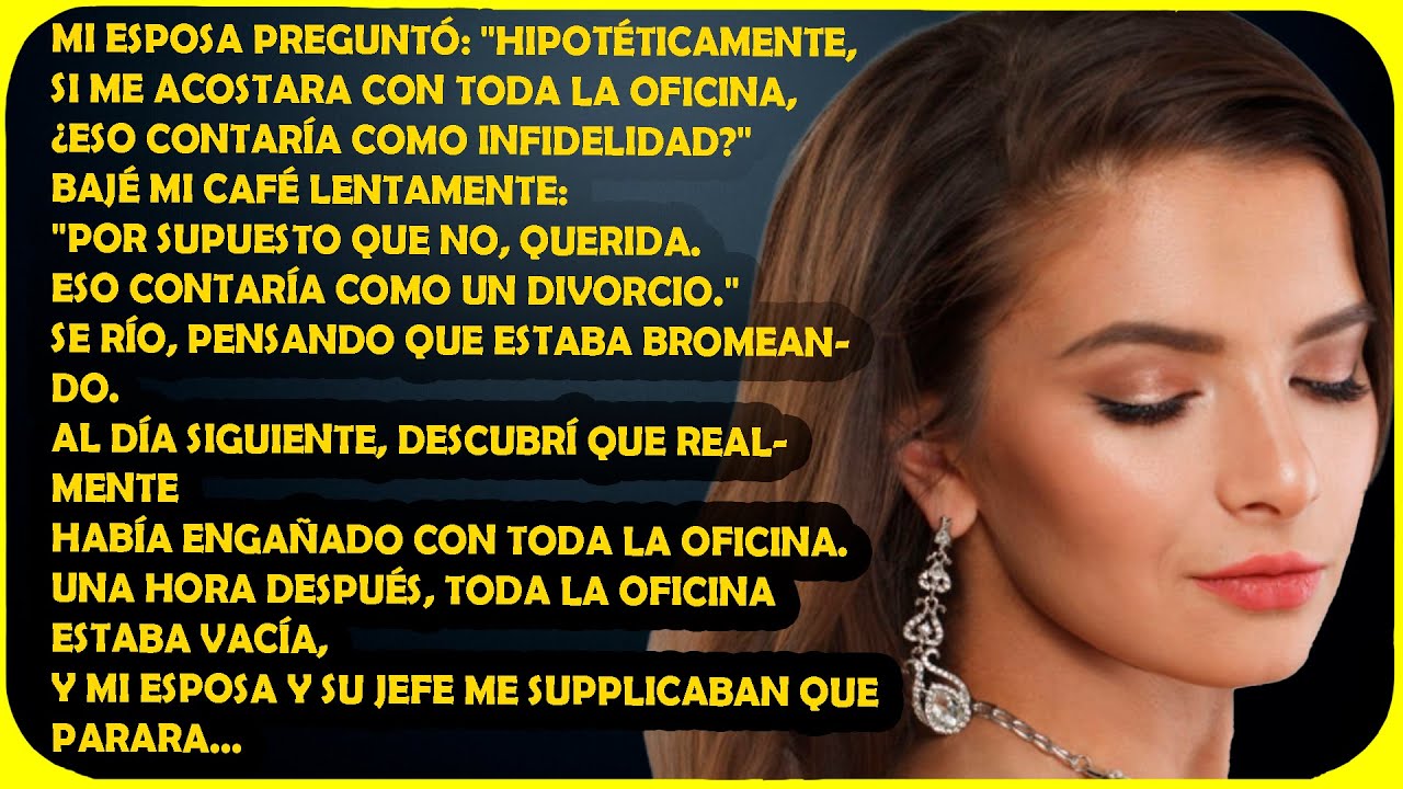 Mi esposa le susurró a otro hombre que quería acostarse con él mientras yo estaba parado detrás..