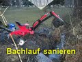 Mini Bagger RM1 www.rm4you.at Minibagger mini bagger towable backhoe digger excavator anhängerbagger anhänger portabler rm1 rm4you schreitbagger spinne spider verkauf