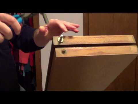 how to adjust bypass closet doors