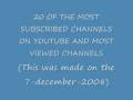 videos de THE MOST SUBSCRIBED AND MOST VIEWED CHANNELS ON YOUTUBE