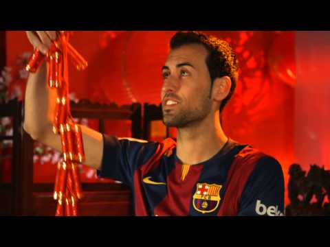 FC Barcelona commemorate Chinese New Year