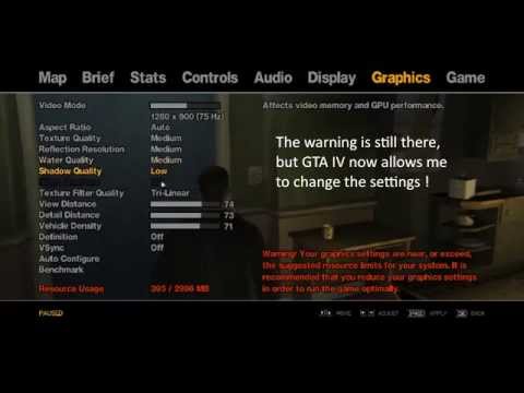 how to set gta iv to windowed mode