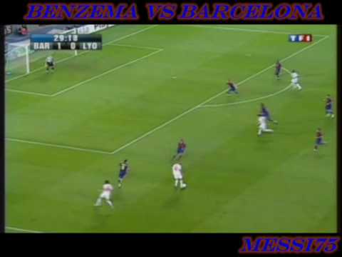 Benzema frente al Barcelona