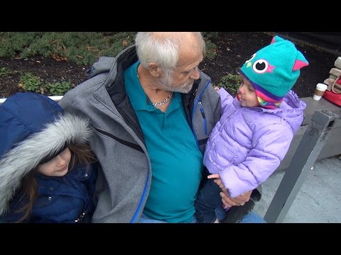 WATCH: Angry Grandpa is brought to tears when he meets his granddaughters for the first time