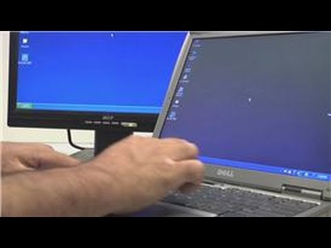 how to connect an external monitor to a laptop