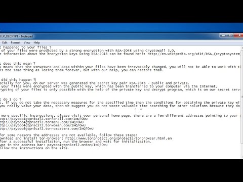 how to remove cryptowall
