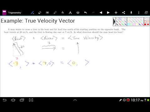 how to velocity vector
