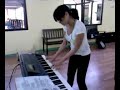 Jen on keyboards