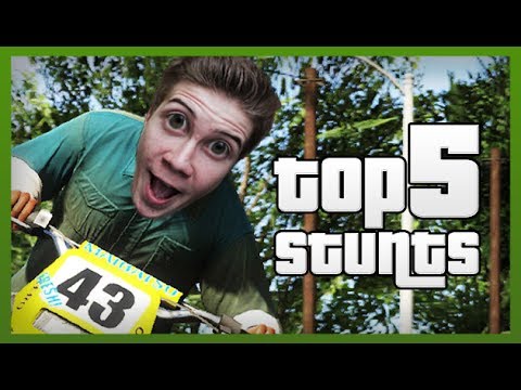 GTA 5 Stunts - Top 5 Stunts - INSANE Adder & BMX Jumps! - ( Episode 22 )