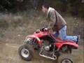 Riding wheelies on 4-wheelers