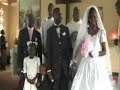 arrivéedella mariée à leglise mariage donna et martial n°1