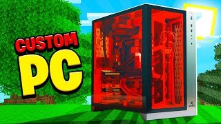 UNBOXING my new Minecraft Themed CUSTOM GAMING PC!