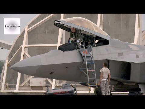 F-22 Raptors at Kadena Air Base, Okinawa, Japan (2013)