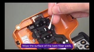 Cleaning bare fiber pads