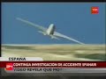 Madrid: Difunden video de avión ardiendo