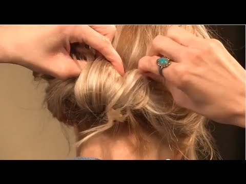 Hair Tutorial: Low Rolled Updo