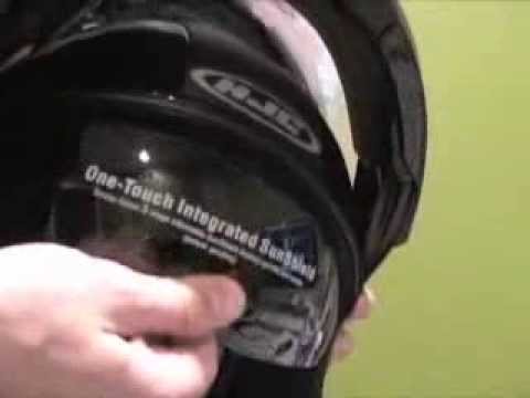 how to remove hjc visor